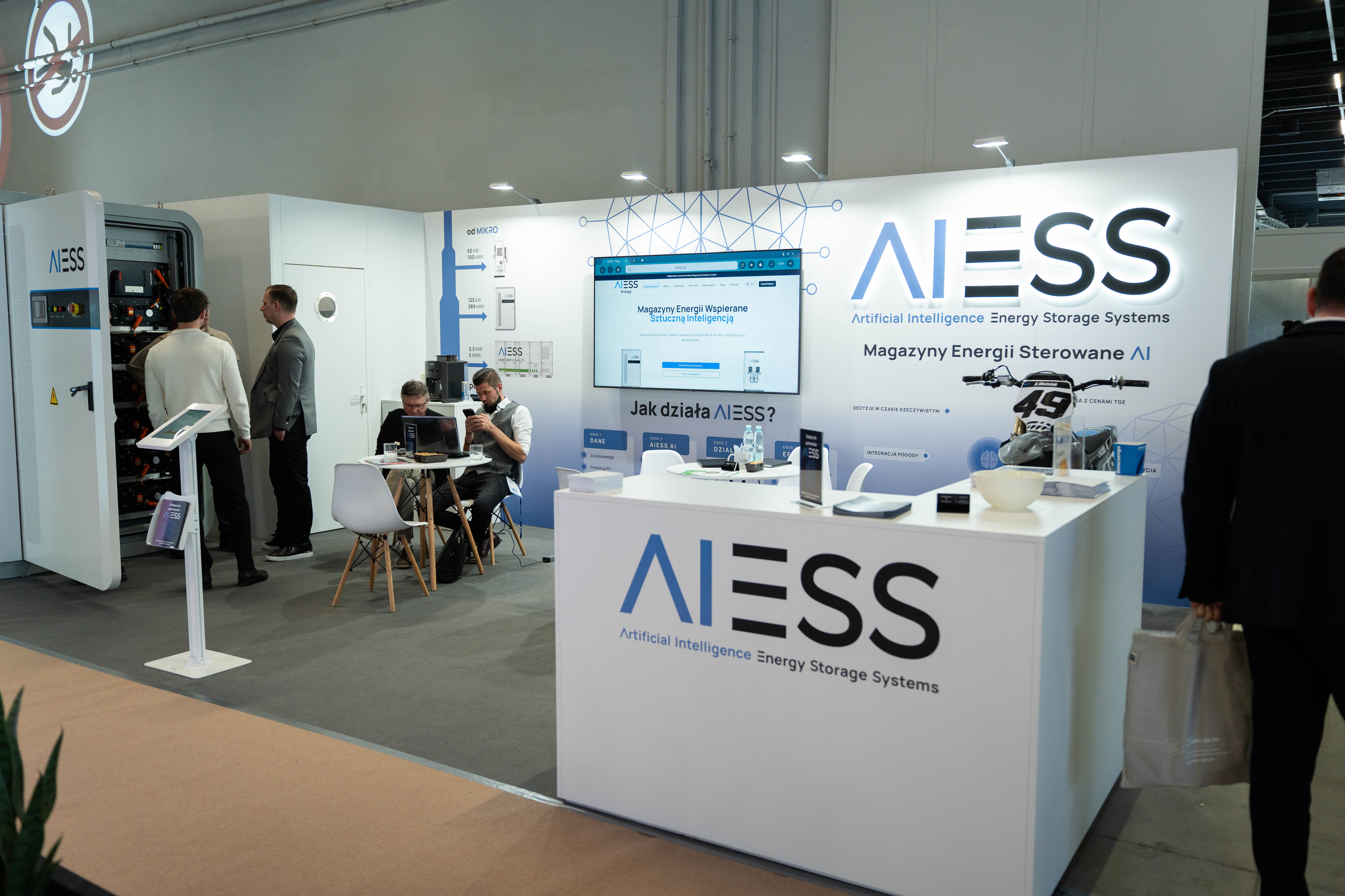 AIESS team and booth — ENEX 2026